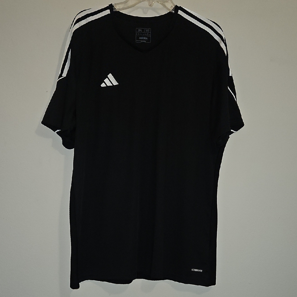 Adidas 2XL Men's Black and White Jersey